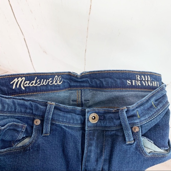 Madewell Rail Straight Leg Jeans - Picture 5 of 6